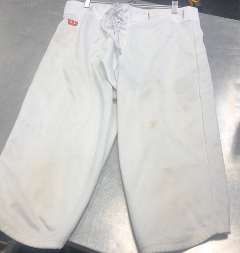 Wilson Large White Adult Game Pants