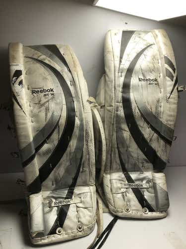 Used Reebok 7k 34 1 2" Goalie Leg Pads