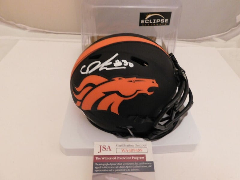 Denver Broncos Caden Sterns Autographed Signed Nfl Football Jsa