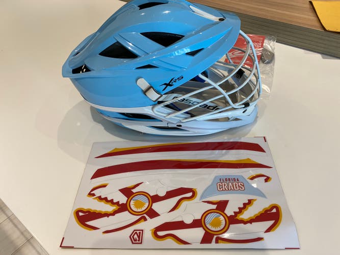 New Cascade XRS Helmet With FL Crabs Decals Optional