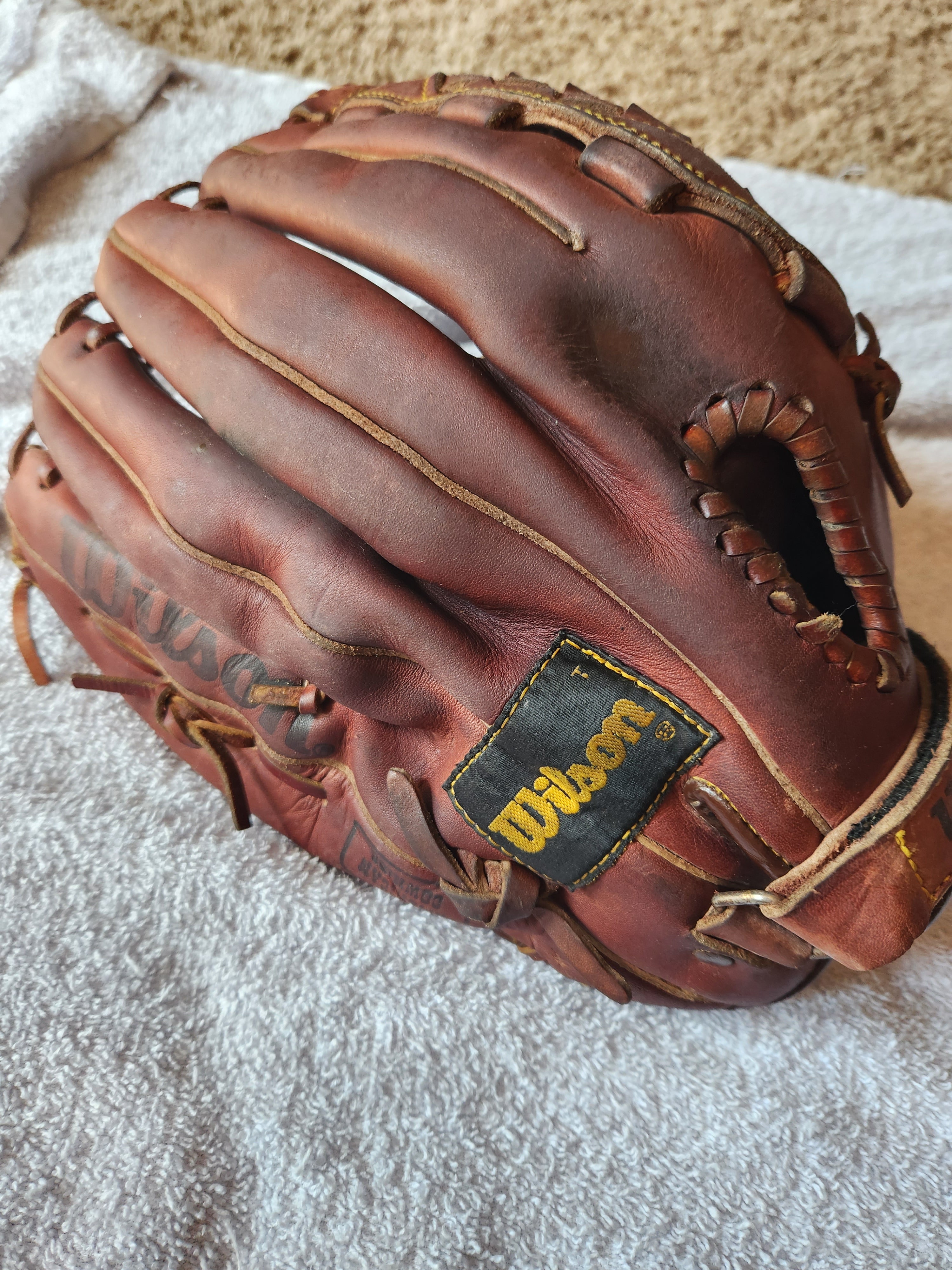 Gant De Baseball Wilson A9820 MVP Series III – Droitier, Cuir Marron, Vintage