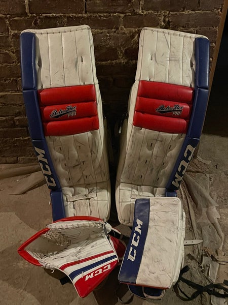 34" + 2 Regular Retro flex Goalie Full Set