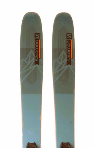 Used 2022 Salomon QST 98 skis w/ Marker Griffon 13 bindings, Size: 176 (Option 220527)