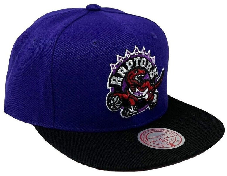 Hardwood Classics Toronto Raptors Original Style Snapback Hat - Purple Red