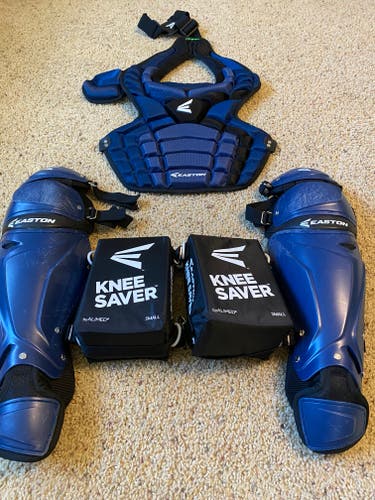 Used Easton Mako Youth Catcher's Set