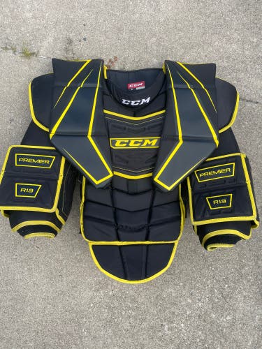 Used Large CCM Premier R1.9 Goalie Chest Protector