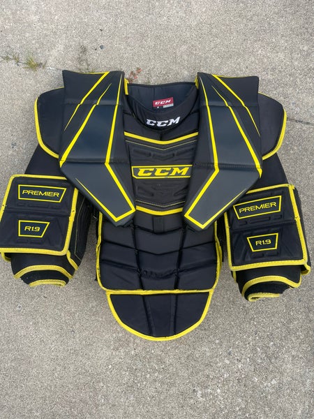 Used Large CCM Premier R1.9 Goalie Chest Protector
