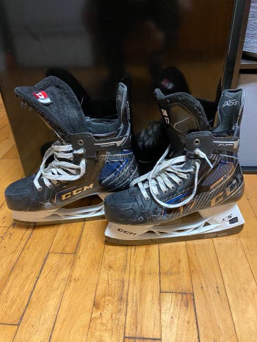 Custom Blue CCM Size 8.5 AS3 Pro Hockey Skates