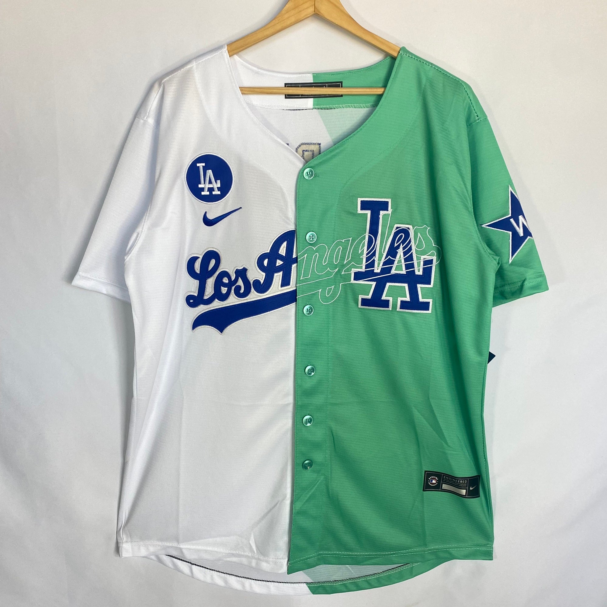 Fanmade Bad Bunny #22 Los Angeles Dodgers Baseball Shirt S-5XL