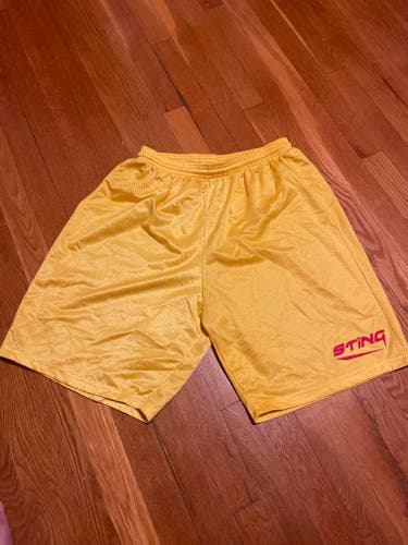 Yellow Long Island Sting Shorts