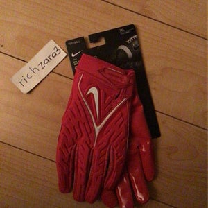 Nike Superbad 6.0 Football Receiver Gloves 3XL Padded Red DM0053-663 New