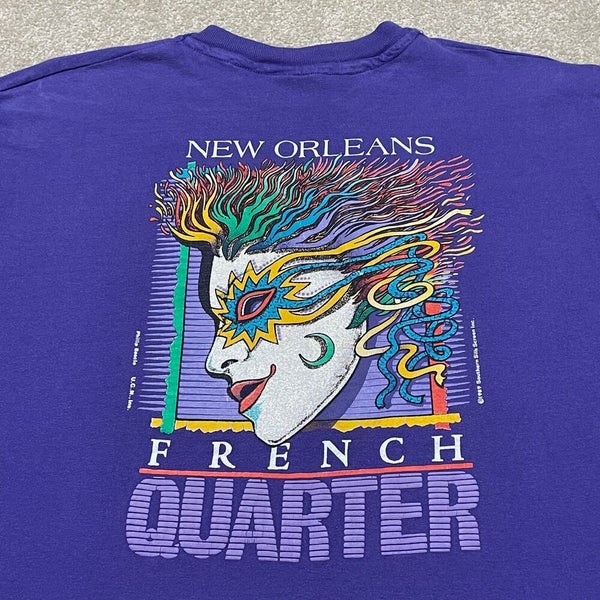 The French Quarter New Orleans Vintage Crewneck Sweatshirt. 