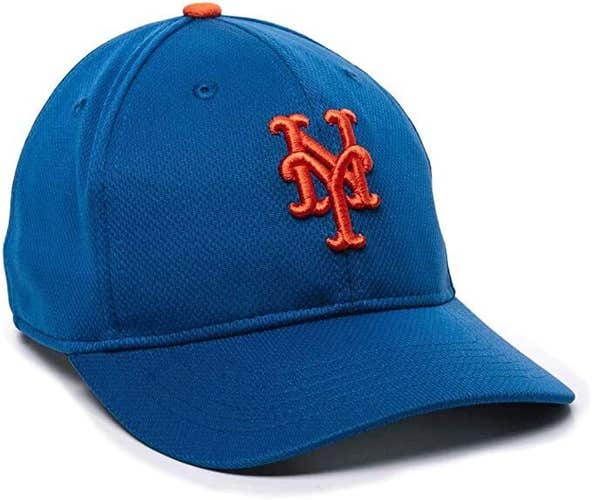 MLB New York Mets Raised Replica Mesh Baseball Hat Cap Style 350 Adult