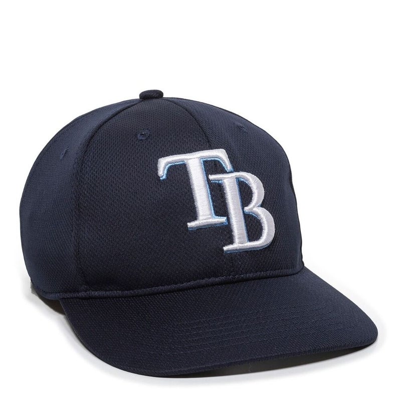 MLB Tampa Bay Rays Raised Replica Mesh Baseball Hat Cap Style 350 Adult