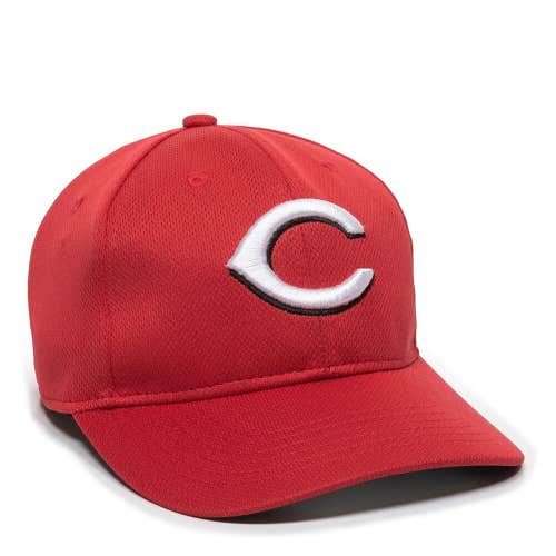 MLB Cincinnati Reds Raised Replica Mesh Baseball Hat Cap Style 350 Adult