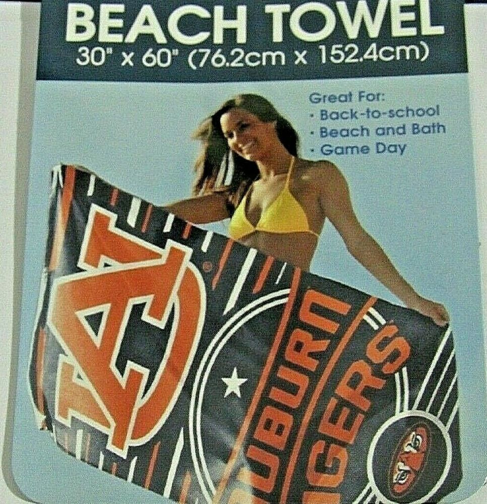 Cleveland Browns Vintage Program 11 Beach Towel