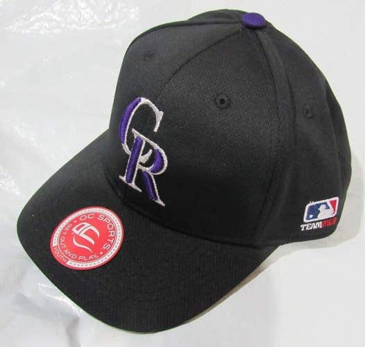 MLB Colorado Rockies Raised Replica Mesh Baseball Hat Cap Style 350 Youth