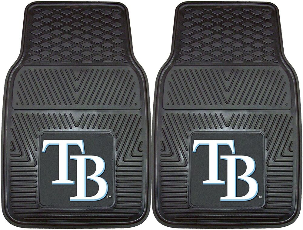 MLB Tampa Bay Rays Auto Front Floor Mats 1 Pair by Fanmats