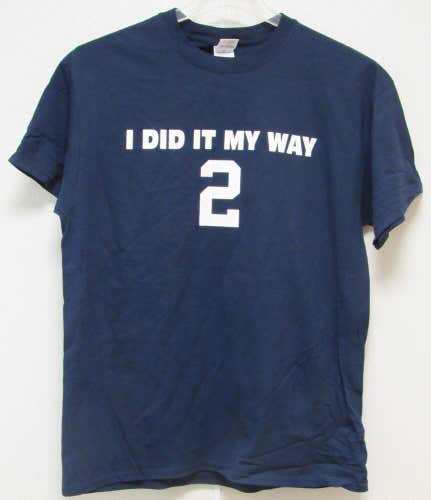 MLB New York Yankees Derek Jeter I Did It My Way - T Shirt Blue Size Large