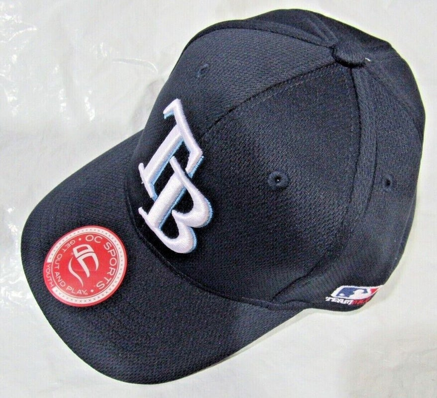 MLB Tampa Bay Rays Raised Replica Mesh Baseball Hat Cap Style 350 Youth