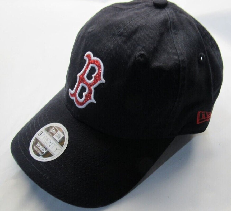 MLB Boston Red Sox New Era 9TWENTY Team Glisten Women's Navy Blue Adjustable Hat