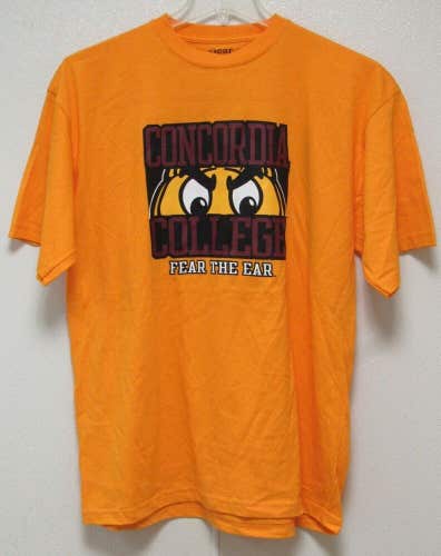 NCAA Concordia College Cobbers Screen Printed T Shirt Gold Adult Size XL Gear