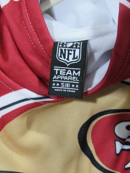 NFL San Francisco 49ers Red Hooded Pullover Sweatshirt Helmet S(8) |  SidelineSwap