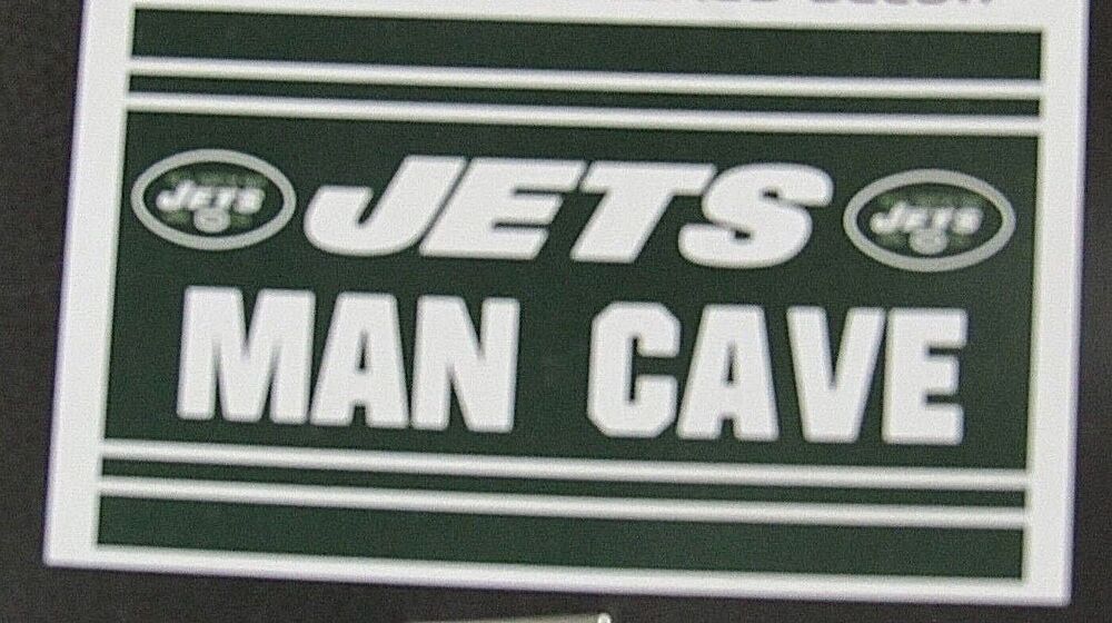NFL New York Jets Logo on 3' x 5' MAN CAVE Flag by Fremont Die