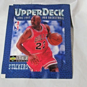 1 Sealed pack 1996-1997 Upper Deck Collector's Choice 6 Stickers per pack