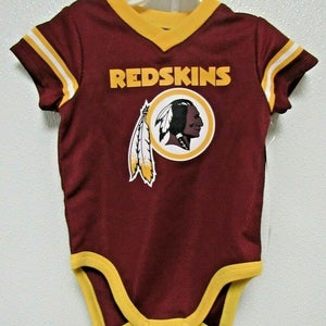 Gerber NFL Washington Redskins Baby Dazzle Bodysuit size 6-12 Month 1 piece