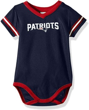 Gerber NFL New England Patriots Baby Dazzle Bodysuit size 0-3 Month 1 piece