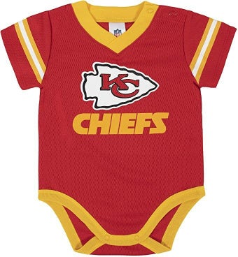 Gerber NFL Kansas City Chiefs Baby Dazzle Bodysuit size 3-6 Month 1 piece