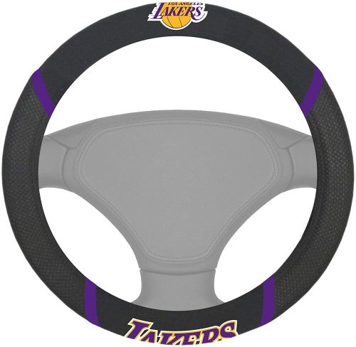 NBA Los Angeles Lakers Embroidered Mesh Steering Wheel Cover by FanMats