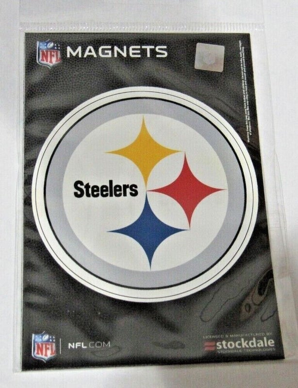 NFL Pittsburgh Steelers Logo Inside or Outdoor 2.75" diameter Magnet