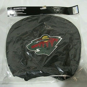 NHL Minnesota Wild Head Rest Cover Embroidered Team Logo n Name Fanmats