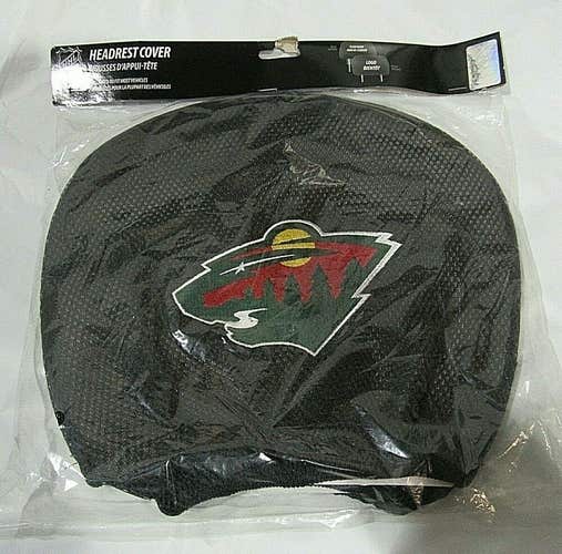 NHL Minnesota Wild Headrest Cover Double Side Embroidered Pair by Fanmats