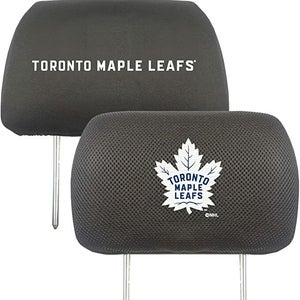 NHL Toronto Maple Leafs Head Rest Cover Embroidered Team Logo n Name Fanmats