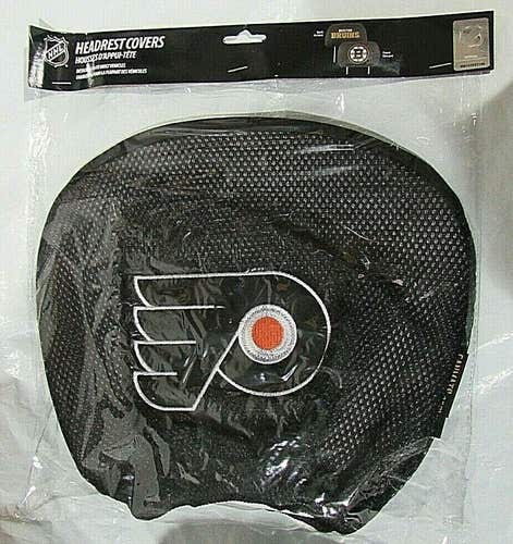 NHL Philadelphia Flyers Headrest Cover Double Side Embroidered Pair by Fanmats