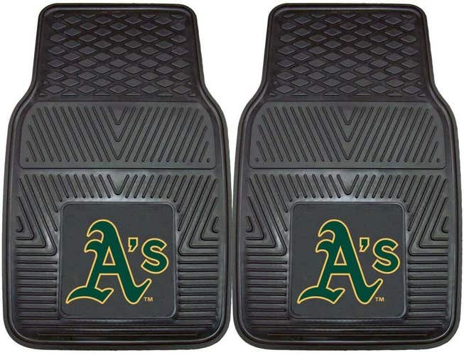 MLB Oakland Athletics Auto Front Floor Mats 1 Pair by Fanmats