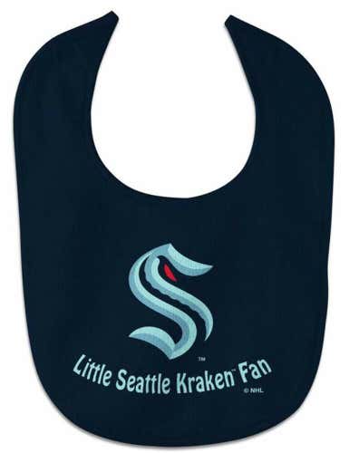 NHL Little Seattle Kraken Fan Baby Infant ALL PRO BIB Blue by WinCraft