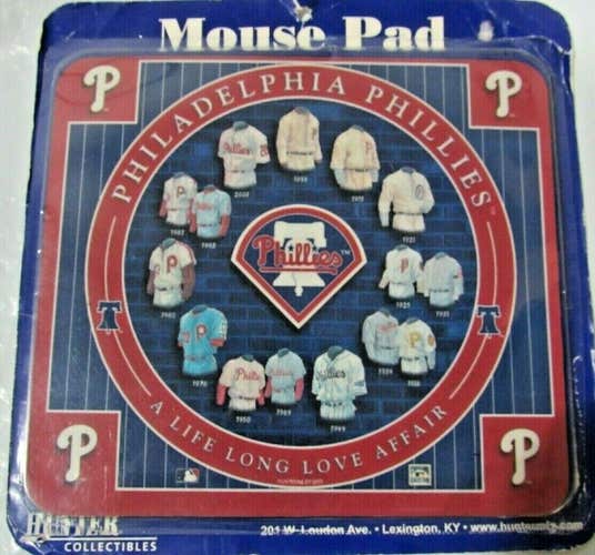 MLB Philadelphia Phillies Love Affair 9"x9" Mouse Pad by Hunter