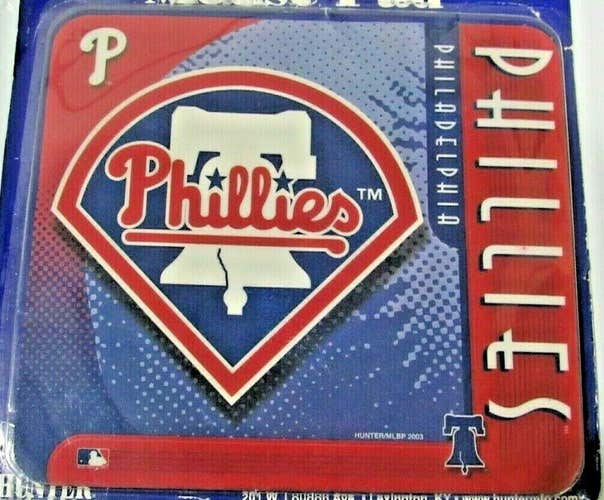 MLB Philadelphia Phillies Diamond Logo 9"x9" Mouse Pad by Hunter