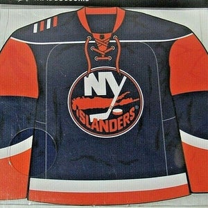 NHL New York Islander Jersey Shaped 8" tall by 8" wide Mouse Pad by Pure Orange