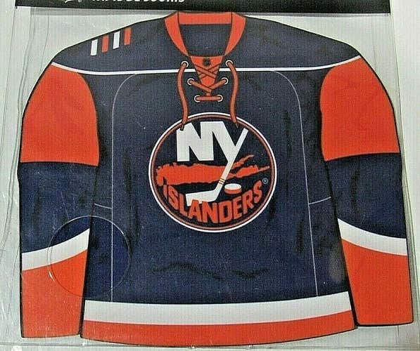 NHL New York Islander Jersey Shaped 8" tall by 8" wide Mouse Pad by Pure Orange