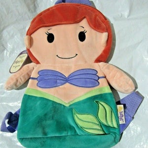 Ariel The Mermaid Plush Hallmark itty bittys Disney Kid’s Backpack 15"x10"x5"