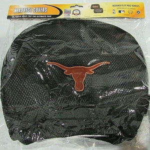 NCAA Texas Longhorns Headrest Cover Double Side Embroidered Fanmats