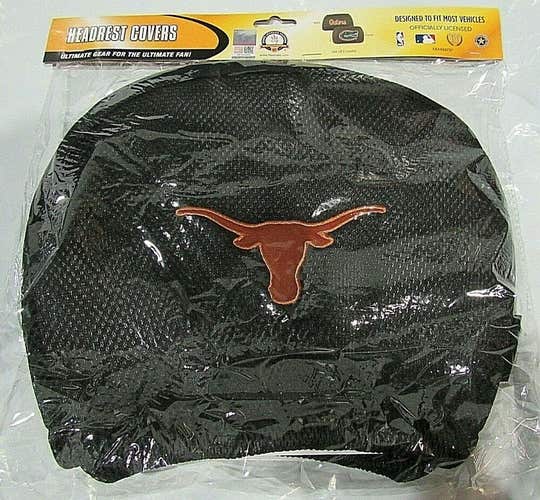 NCAA Texas Longhorns Headrest Cover Double Side Embroidered Fanmats