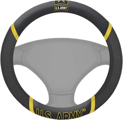 NCAA Army Black Knights Embroidered Mesh Steering Wheel Cover by Fanmats