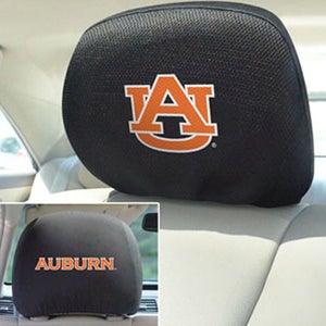 NCAA Auburn Tigers Headrest Cover Double Side Embroidered Pair by Fanmats