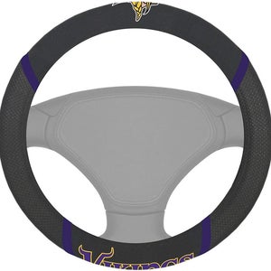 NFL Minnesota Vikings Embroidered Mesh Steering Wheel Cover by FanMats